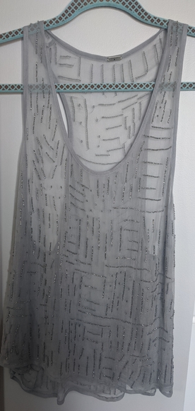 Chan Luu beaded chiffon tank - Picture 8 of 8